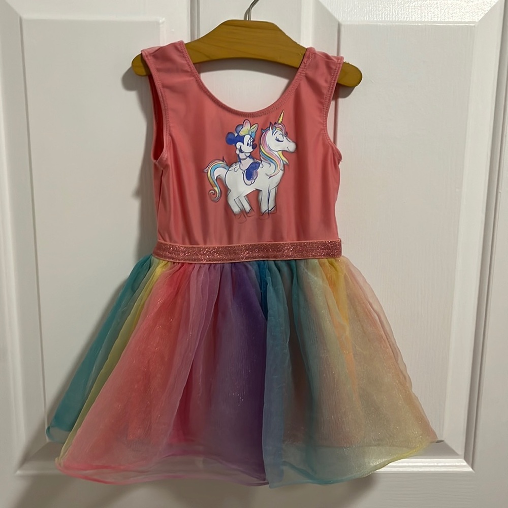 3T Disney girls Minnie Mouse tutu tulle leotard